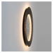 Nástenné svietidlo Plenilunio LED, hnedo-čierno-strieborné, 60 cm