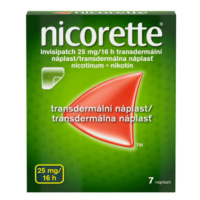 NICORETTE Invisipatch 25 mg/16 h transdermálna náplasť 7 ks