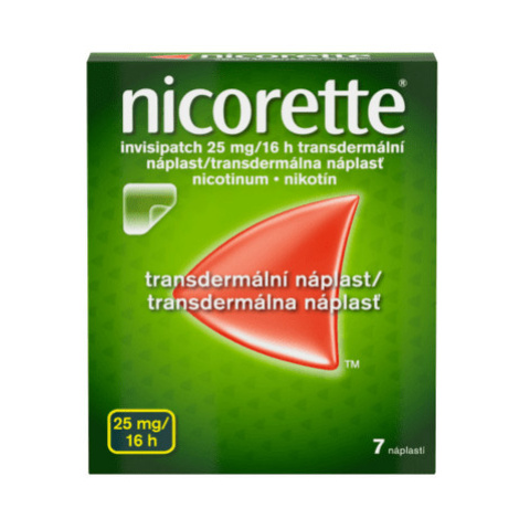 NICORETTE Invisipatch 25 mg/16 h transdermálna náplasť 7 ks