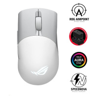 ASUS myš ROG KERIS WIRELESS AIMPOINT WHITE (P709), RGB, Bluetooth, bílá