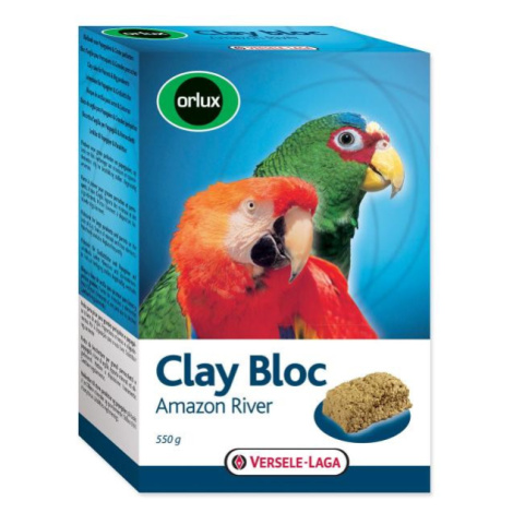 Blok Versele-Laga ílový Clay Bloc Amazon River pre väčšie papagáje 550g