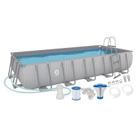 Obdĺžníkový záhradný bazén s filtráciou a rebríkom 540 x 250 x 100 cm