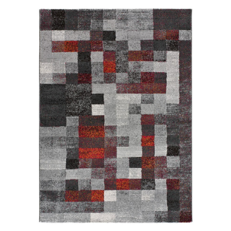 Červeno-sivý koberec 200x290 cm Fusion - Universal