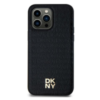DKNY HC Magsafe PU Repeat Pattern W Stack Logo Samsung Galaxy S24+ 5G S926 DKHMS24MPSHRPSK Black