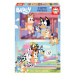 Drevené puzzle Bluey Educa 2x25 dielov