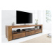 LuxD Luxusný TV stolík Timber masív 170 cm