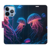 Flipové puzdro iSaprio - Jellyfish - iPhone 13 Pro