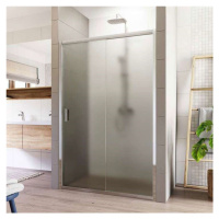 MEREO - Sprchové dvere, LIMA, dvojdilene, zasúvacie,  100 cm, chróm ALU, sklo Point CK80402K