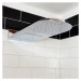 MEREO - Tanierová sprcha horná, s vodopádom, polkruhová  60x25,1cm, nerez CB496