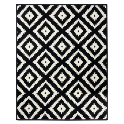 Kusový koberec Hamla 105477 Black Cream - 80x300 cm Hanse Home Collection koberce