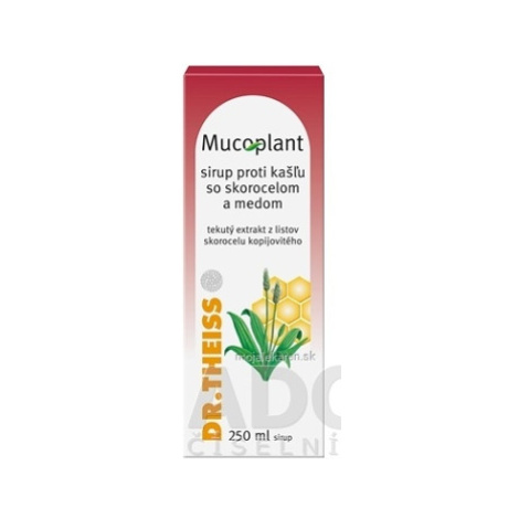 MUCOPLANT Sirup proti kašľu so skorocelom a medom 250 ml