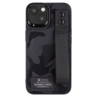 Tactical Camo Troop Kryt pre iPhone 14, Čierny