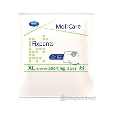 MoliCare Fixpants short leg XL fixačné nohavičky (100-160cm) 3ks