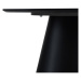 Konferenčný stolík v tmavosivej a čiernej farbe s doskou v dekore mramoru ø 80 cm Tango – Furnho