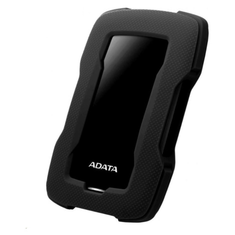 ADATA Externý HDD 1TB USB 3.1 HD330, BLACK COLOR BOX, čierny (gumový, nárazu odolný)