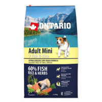 Krmivo Ontario Adult Mini Fish & Rice 6,5kg