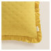 domtextilu.sk Romantická obliečka na vankúš Molly v horčicovo žltej farbe 45 x 45 cm 75799