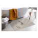 Béžová kúpeľňová predložka z kremeliny 50x70 cm Diatonella – douceur d'intérieur