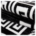 Kusový koberec Miami 6620 black Rozmery kobercov: 160x230
