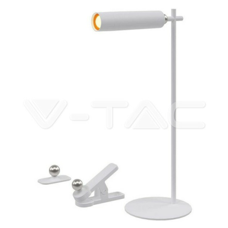 3W LED magnetická stolová lampa 4000K biela 300lm VT-7413 (V-TAC)