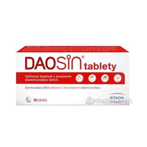 DAOSIN na histamínovú intoleranciu 10 tabliet