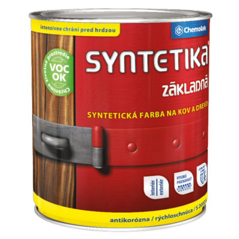 SYNTETIKA S 2000 U - Základná antikorózna farba na kov 2,5 L 0100 - biela