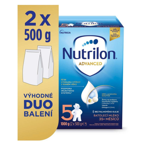 NUTRILON 5 Batoľacie mlieko (od 35m) 1000 g