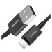 Kábel Baseus Superior CALYS-A01, Lightning USB 2.4A, Fast Charge, 1m, čierny