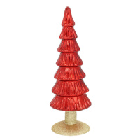 Dekoria Dekorácia Red Christmas Tree 36cm, 10 x 36 cm