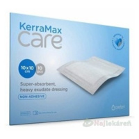 KerraMax Care krytie na rany, superabsorpčné, neadhezívne, 10x10cm, 10 ks