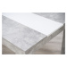 Jedálenský stôl george - beton/biela
