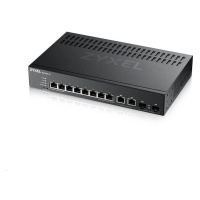 Zyxel GS2220-10 10-portový gigabitový riadený prepínač L2, 8x gigabit RJ45, 2x gigabit RJ45/SFP