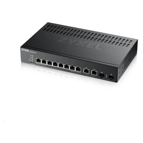 Zyxel GS2220-10 10-portový gigabitový riadený prepínač L2, 8x gigabit RJ45, 2x gigabit RJ45/SFP