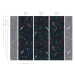 WALLCOLORS Teal Blue Garden wallpaper - tapeta POVRCH: Prowall Eco