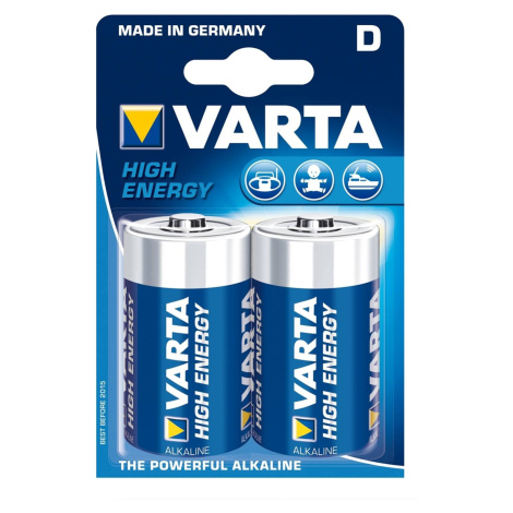 Mono D High Energy batérie 2ks balenie VARTA