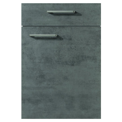 Vzorka kuchynských dvierok Naturel Rebeca 889 Betón bridlicovo šedá imitácia VZOREKREBECA889