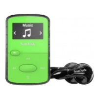 SanDisk MP3 Clip Jam 8 GB MP3, zelená