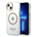 Kryt Guess GUHMP13MHTRMD iPhone 13 6,1" gold hard case Metal Outline Magsafe (GUHMP13MHTRMD)