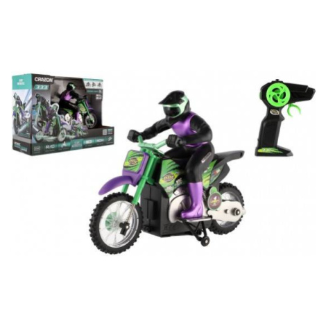 Motorka RC plast 22cm 2,4GHz na diaľkové ovládanie na batérie v krabici 33x23x13cm