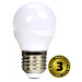 Solight LED žiarovka, miniglobe, 6W, E27, 3000K, 510lm