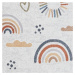 Krémovobiely detský koberec 120x170 cm Vida Kids Rainbow – Think Rugs