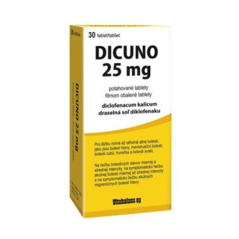 DICUNO 25 mg 30 tabliet