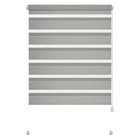 Sivá roleta deň a noc 80x150 cm Zebra – Gardinia