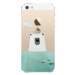 Odolné silikónové puzdro iSaprio - Bear With Boat - iPhone 5/5S/SE