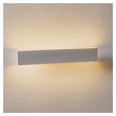 Nástenné svietidlo LED Concha 47 cm, biele