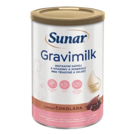 SUNAR Gravimilk s príchuťou čokoláda 450 g