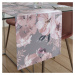 Bavlnený behúň na stôl 32x220 cm Dramatic Floral – Catherine Lansfield