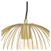 Dizajnová závesná lampa zlatá - Wire Dough