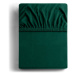 Zelená napínacia plachta jersey 180x200 cm Amber – DecoKing