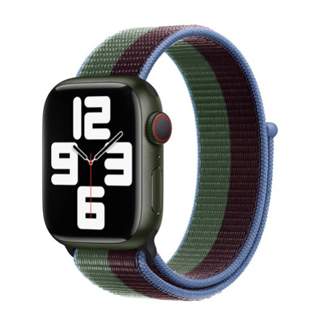 Devia remienok Nylon Braided Two-Tone Loop pre Apple Watch 40/41mm - Eucalyptus Green